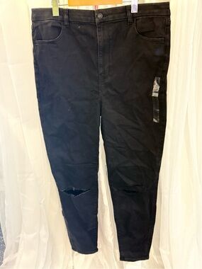 Men's Black Slim Ripped Jeans